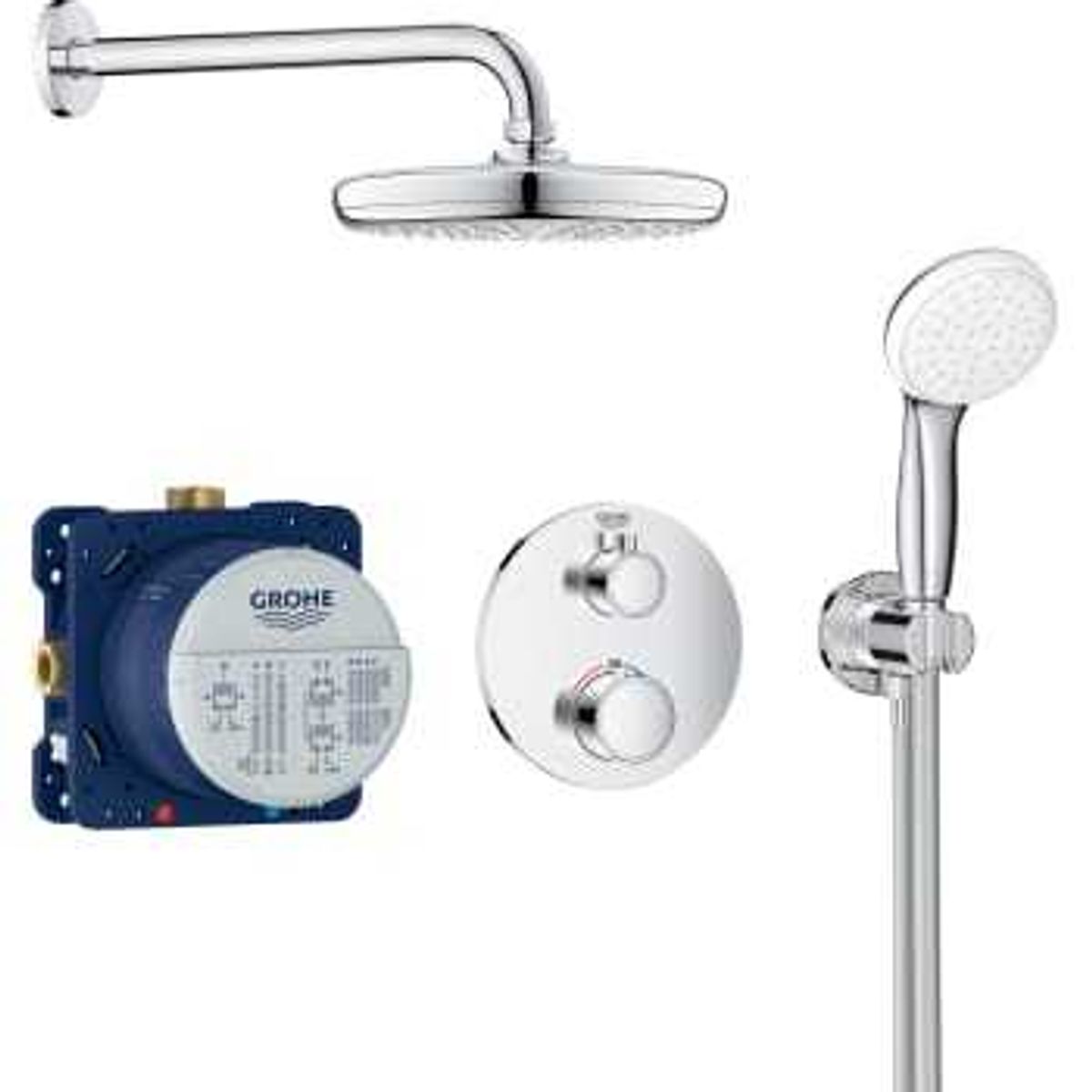 Grohe Grohterm Tempesta 210 Indbygningsbrus