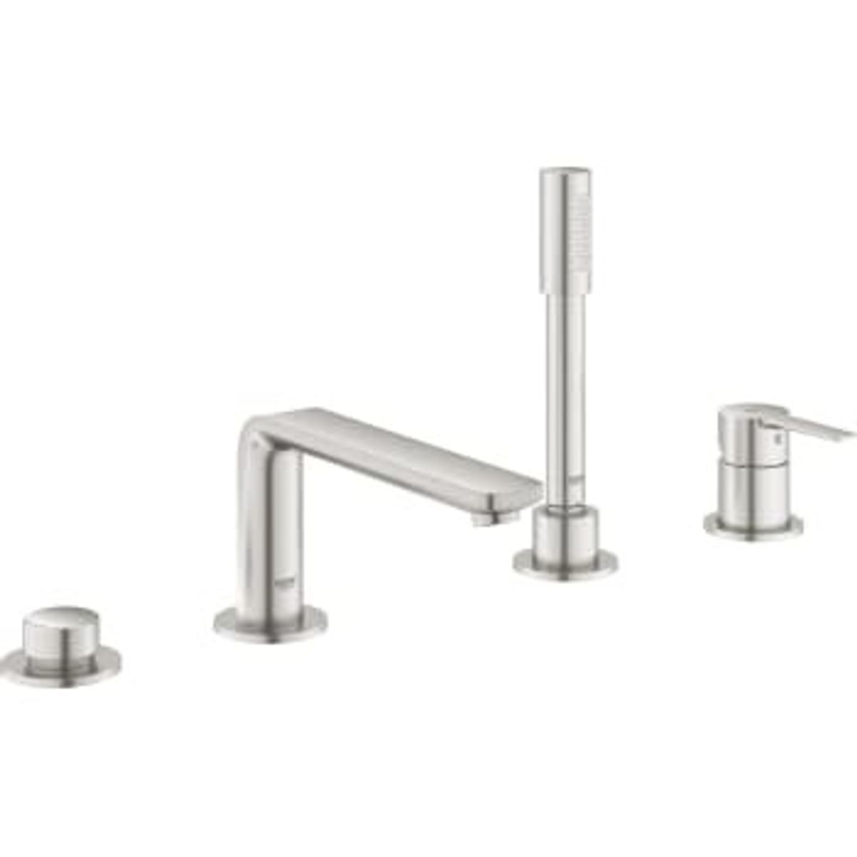 Grohe Lineare 4-huls kar- & brusekombination