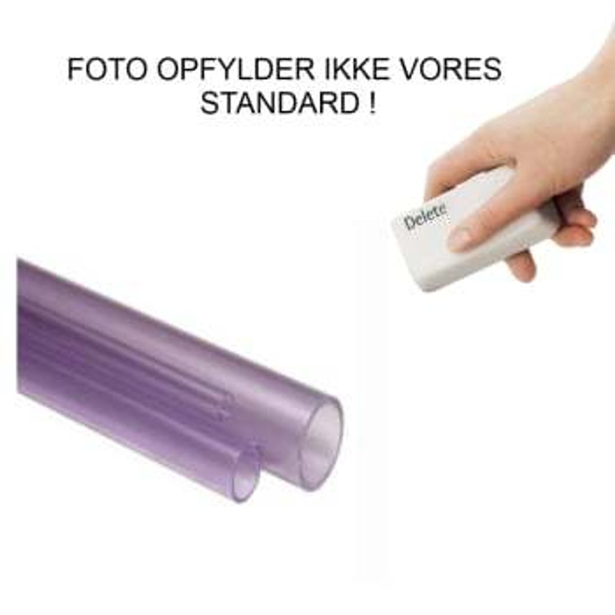 NBE transparent pvc rør