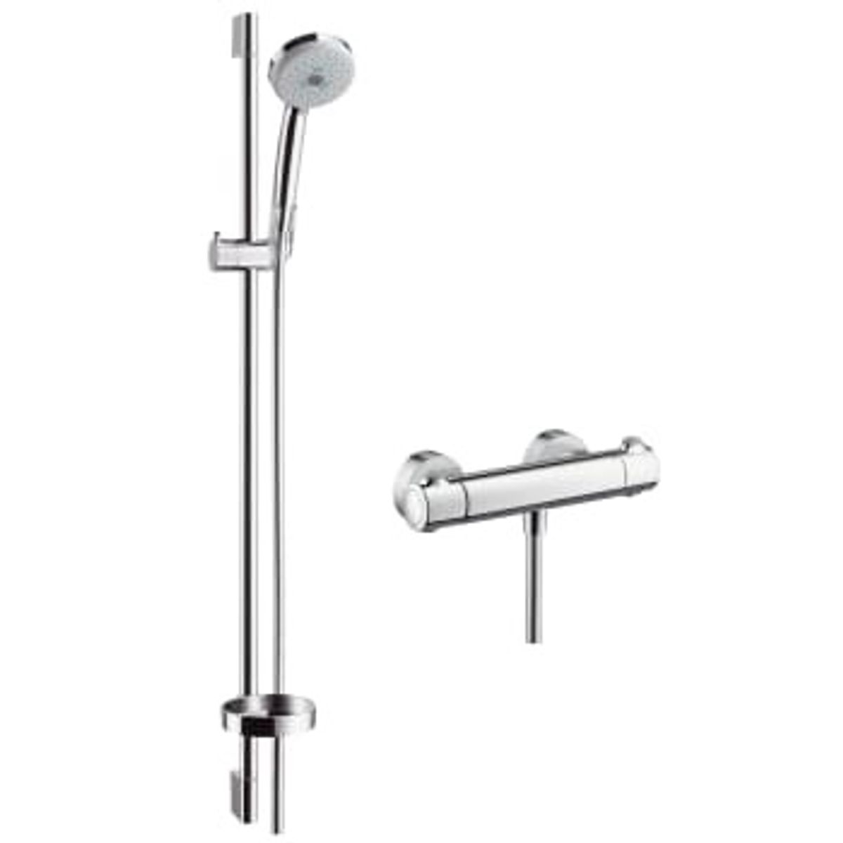 Hansgrohe Croma 100 mulit/ecostat 1001 SL 90 cm