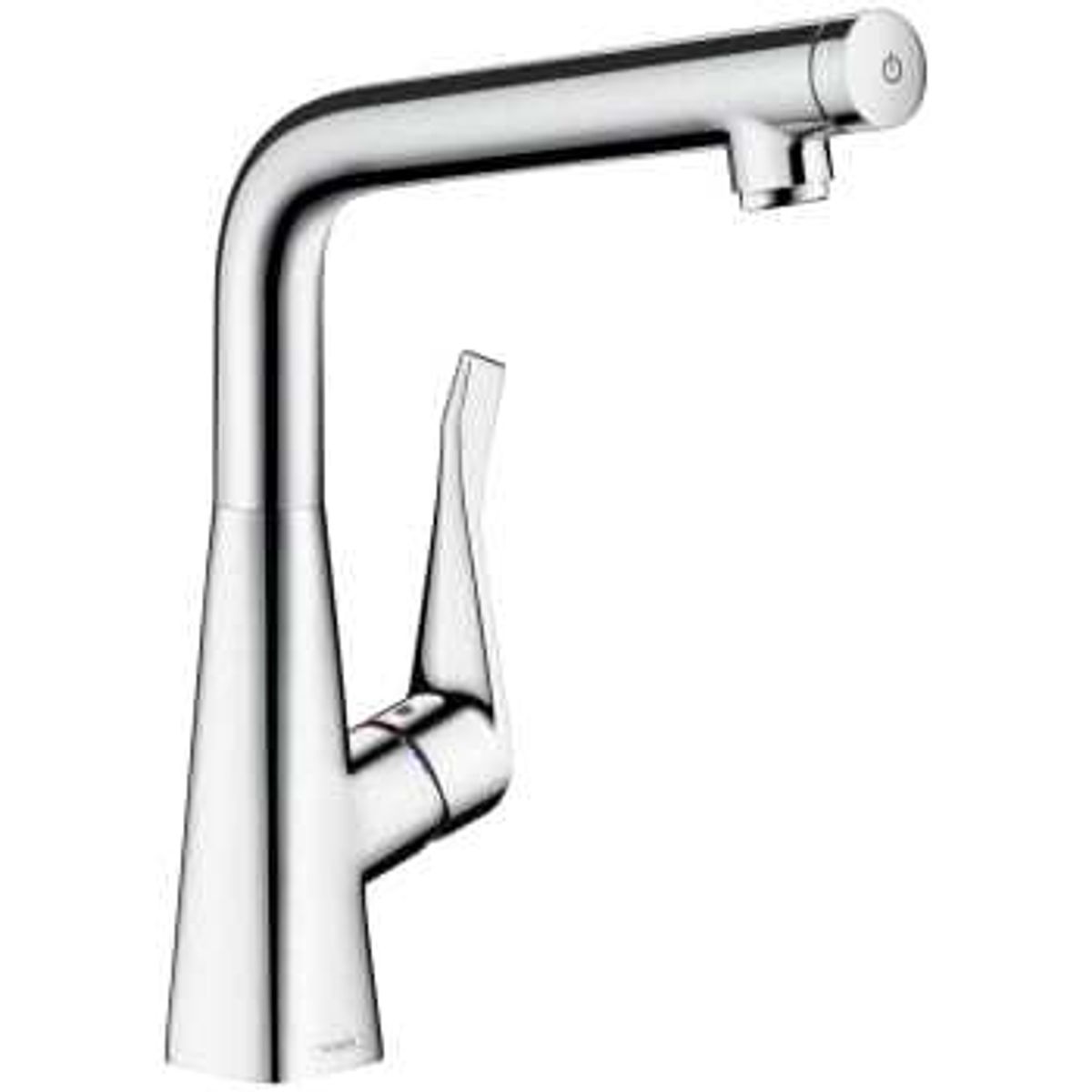 Hansgrohe Metris Select køkkenarmatur med select knap