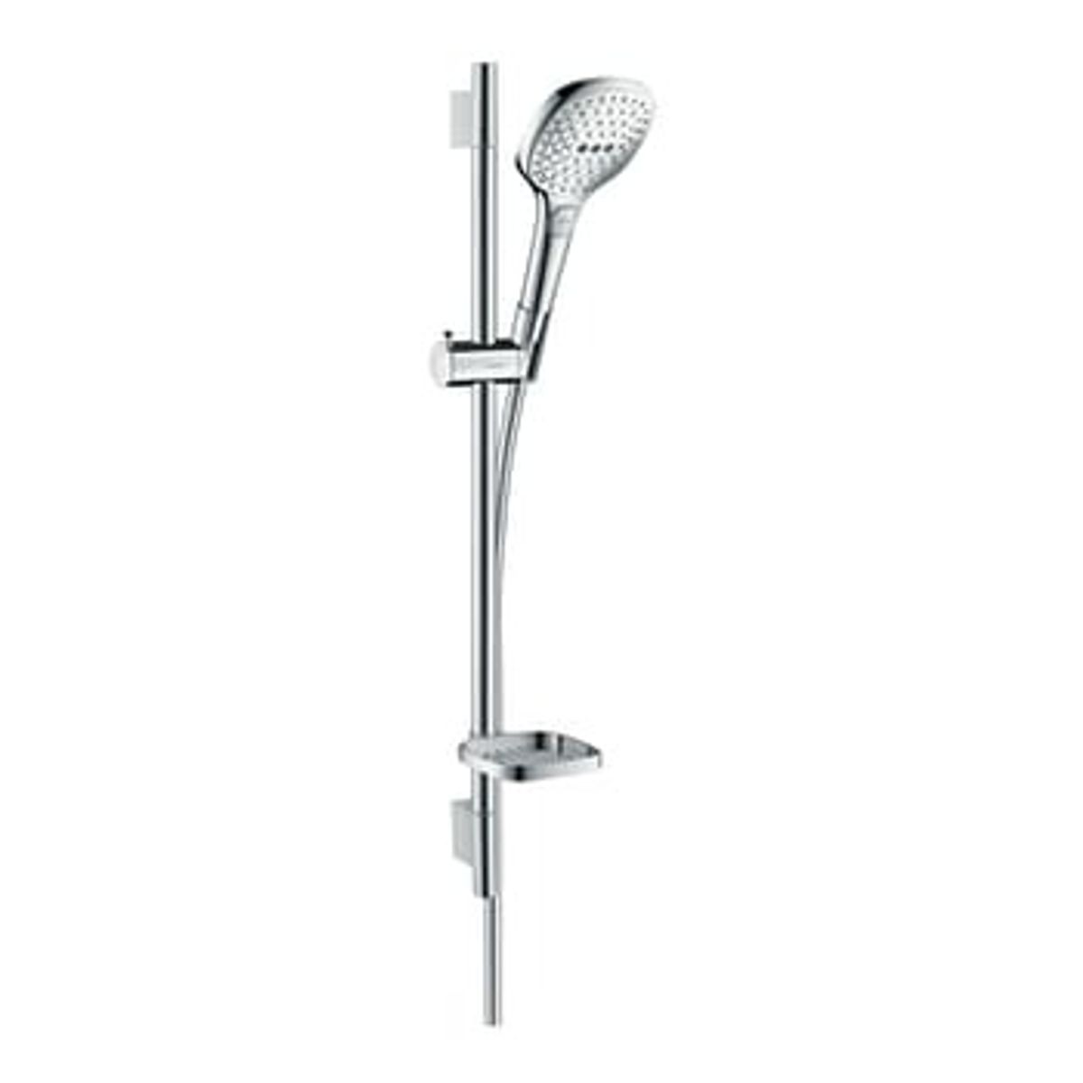 Hansgrohe Raindance Select E 120 brusersæt, krom/hvid