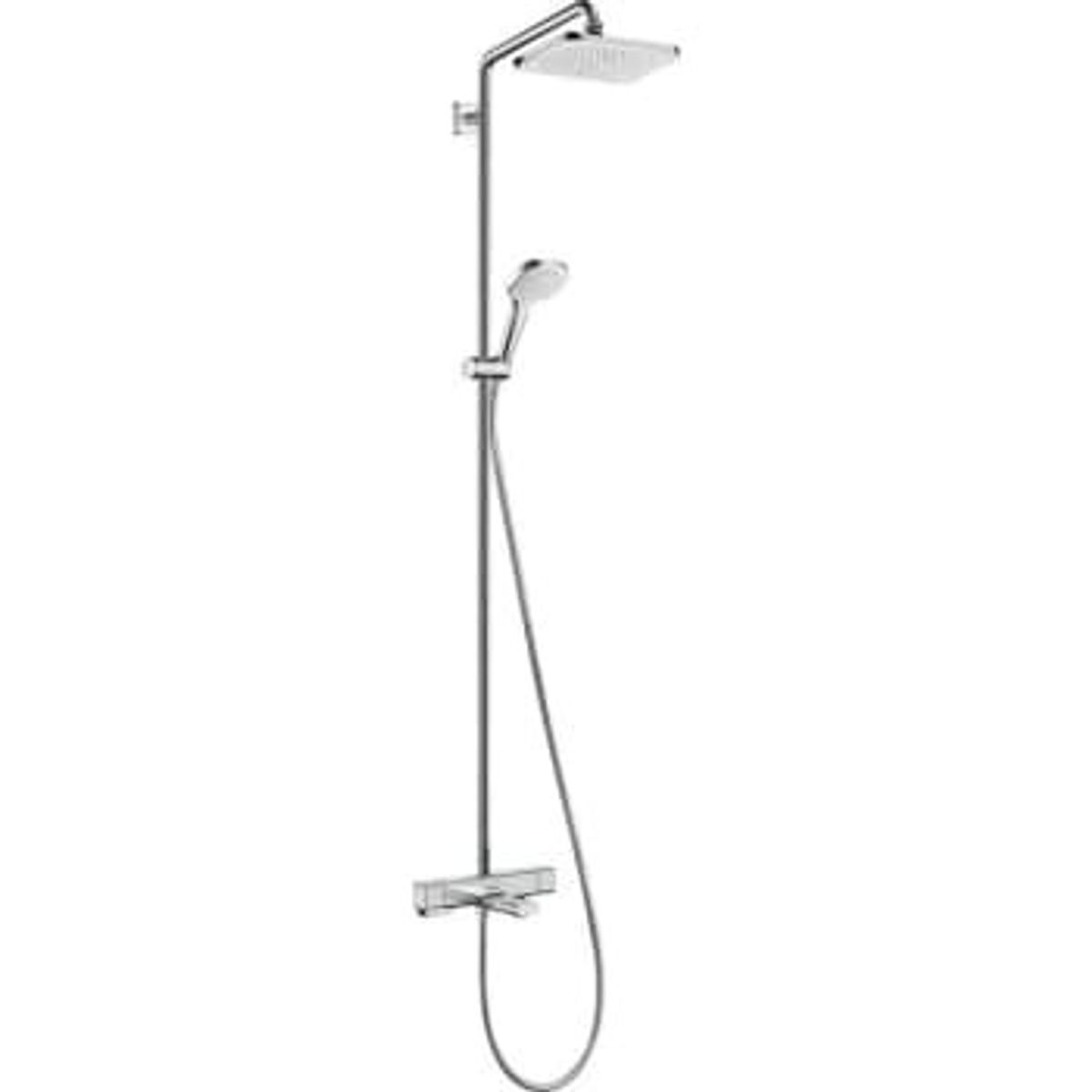 hansgrohe Croma E 280 1jet showerpipe med kartermostat