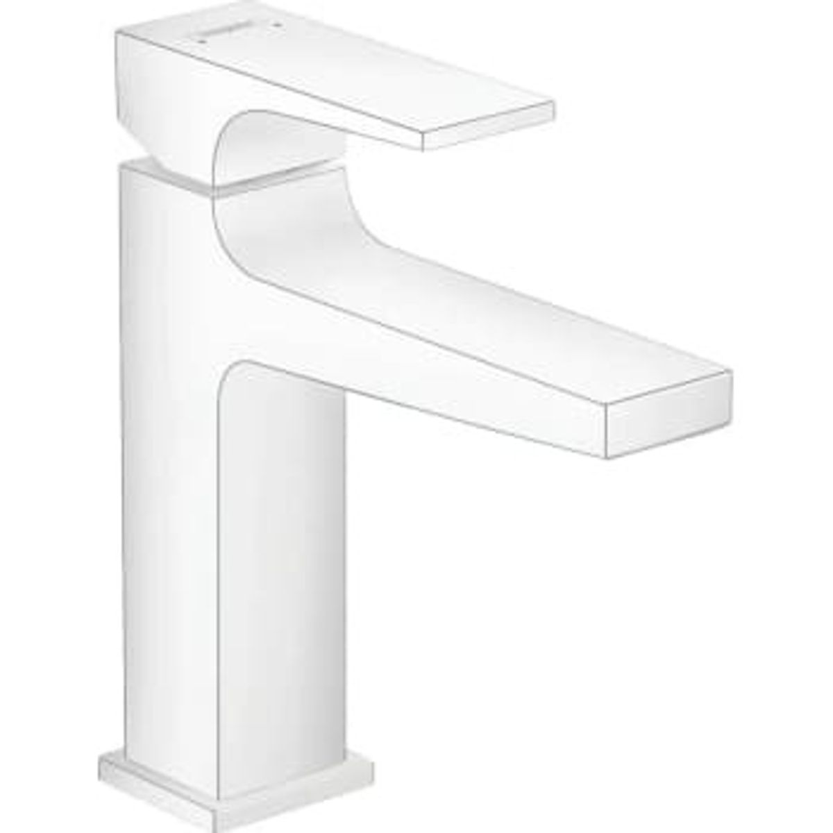 hansgrohe Metropol 110 håndvaskarmatur med push-open ventil, MH