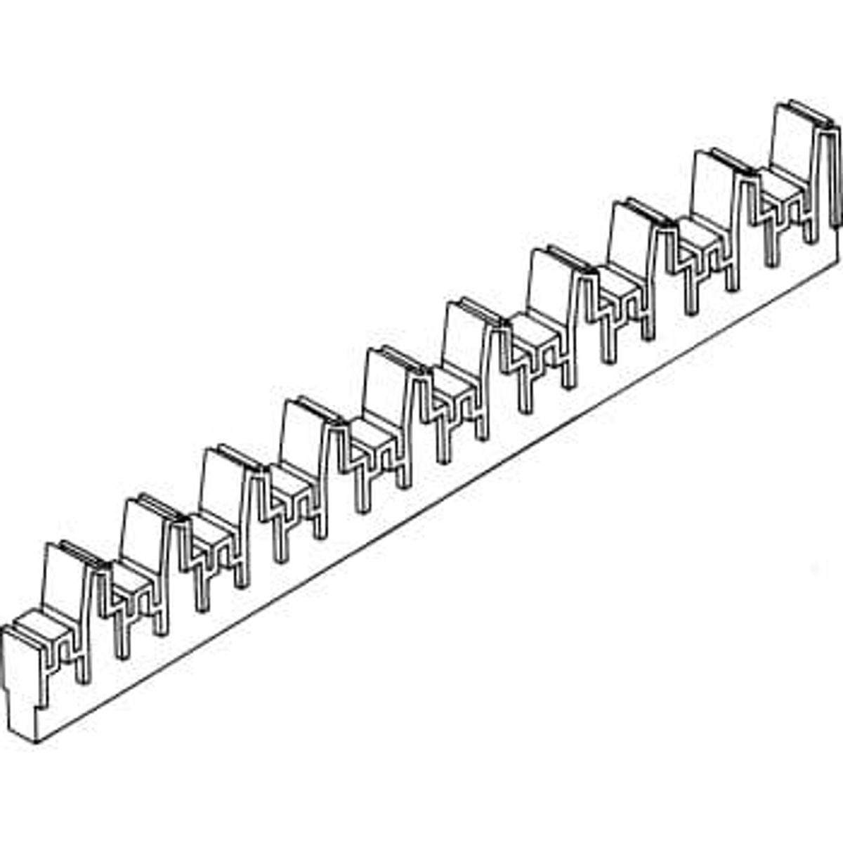 Rehau Holder til lamel l=300 mm 100 (100 stk)