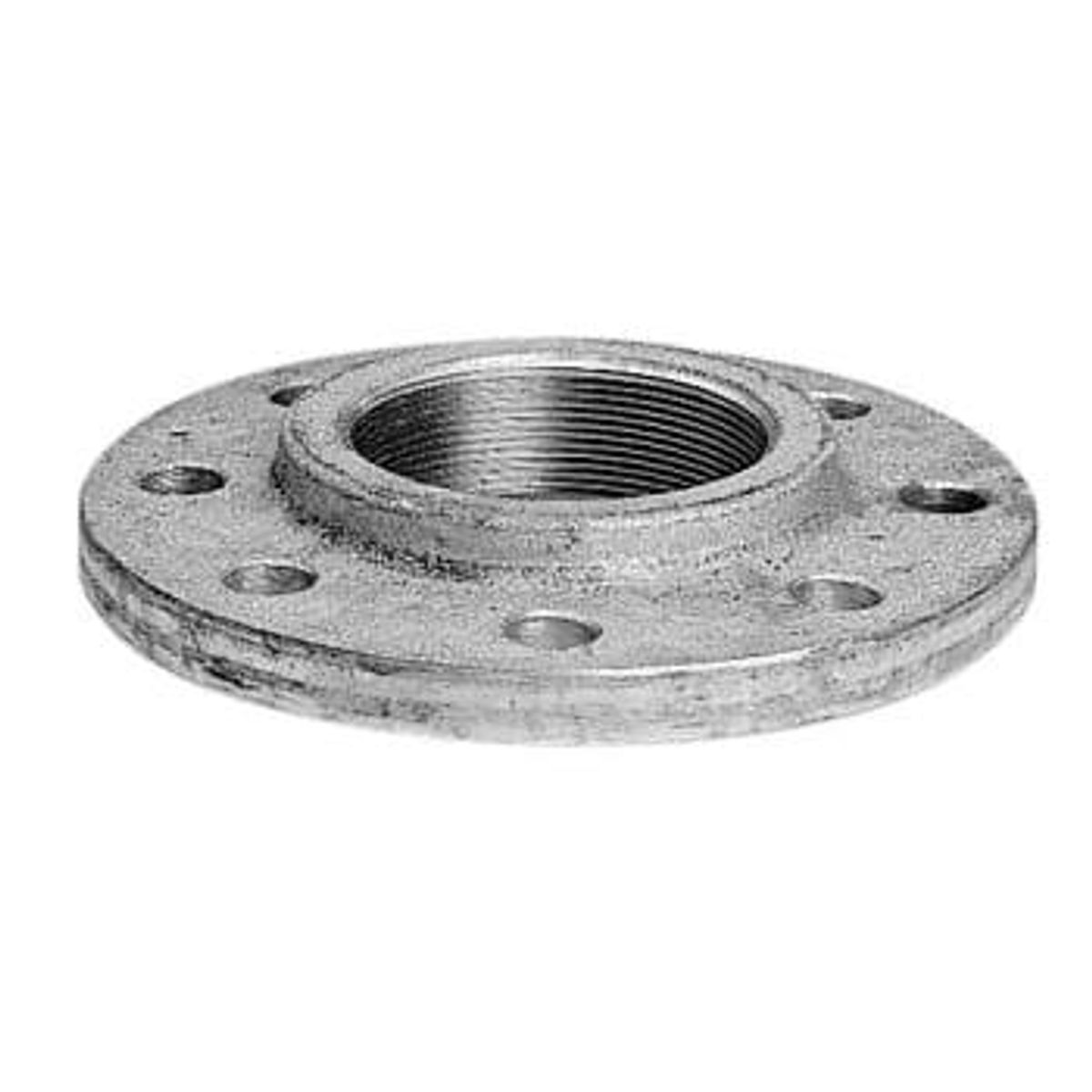 1 Sort flange med gevind DIN2566