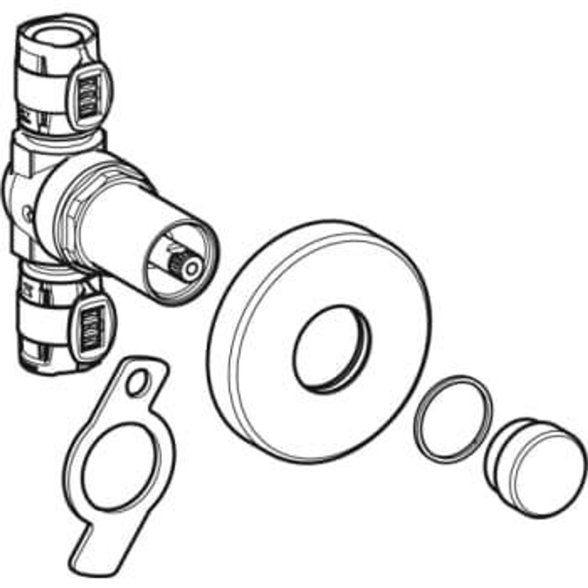 Geb kugleventil 16mm m/d&aelig;kkrav