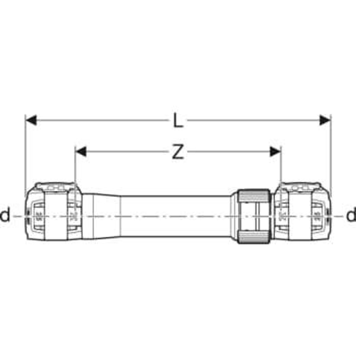 Geb reparationskobling 16mm bl