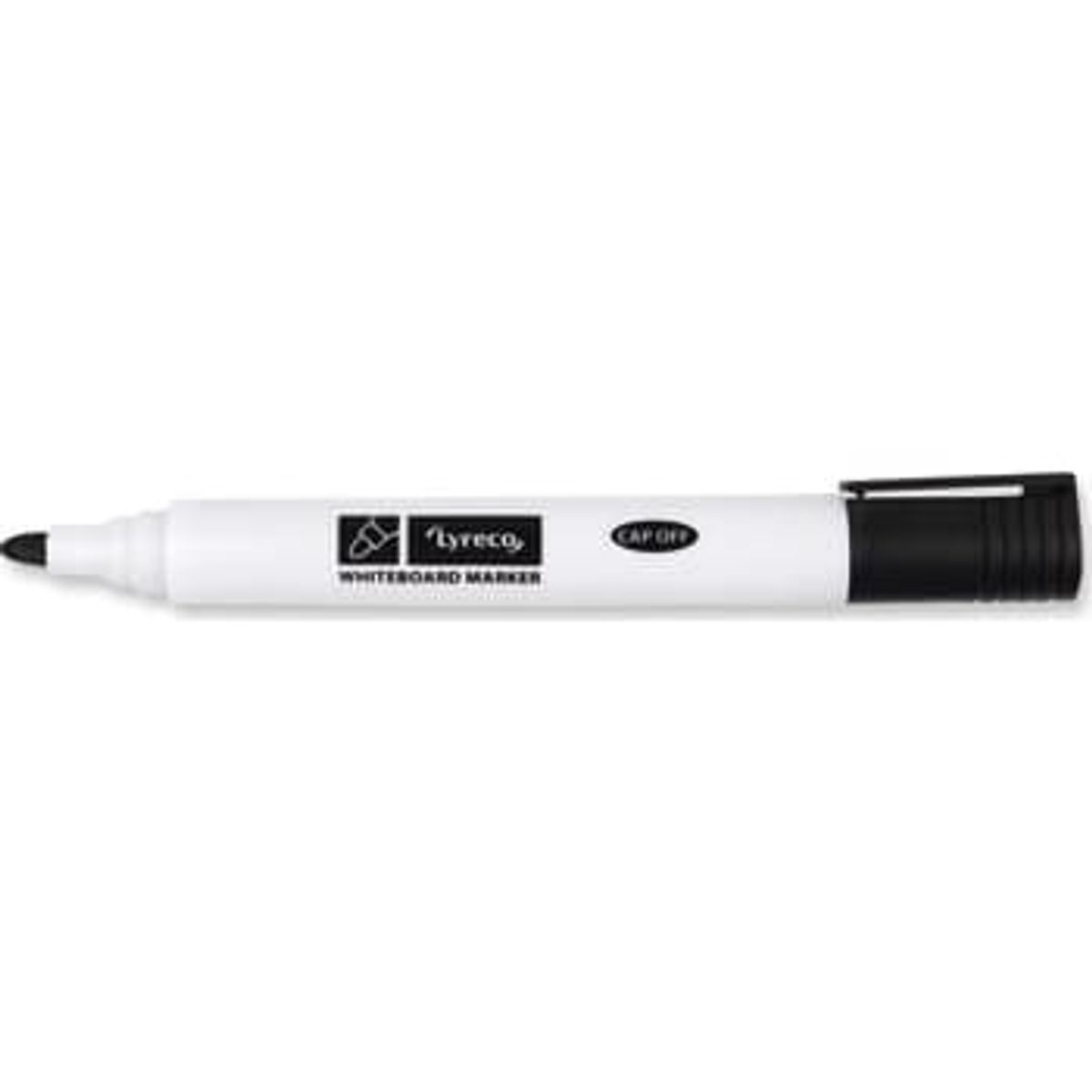 Lyreco whiteboardpen rund sort