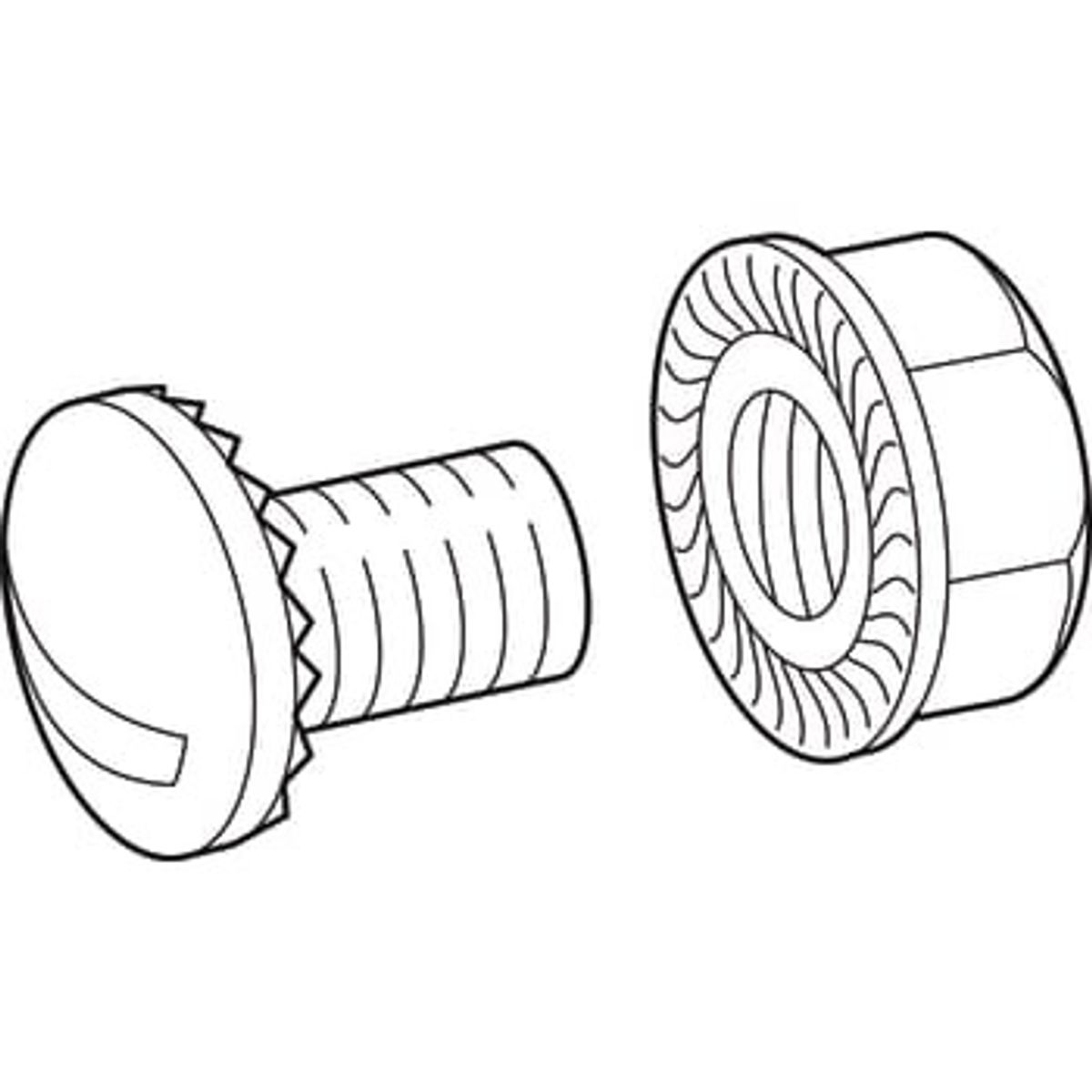 Møtrik m6-e