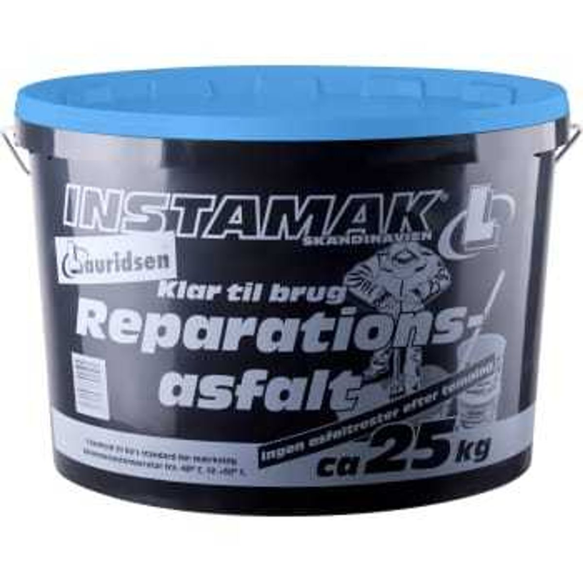 Instamak reparationsasfalt 25 kg, 0-11 mm, blå