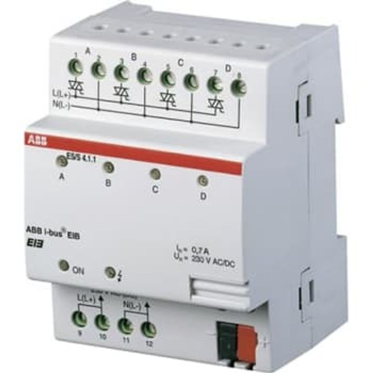 ABB KNX Elektronisk Kontaktaktuator 8-Kanal mdrc