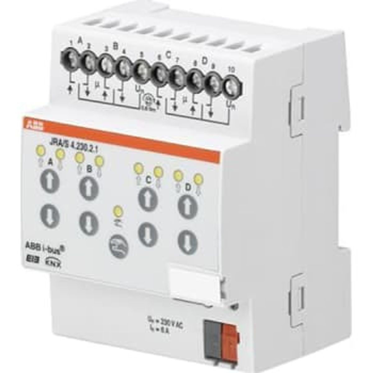 ABB KNX Persienneaktuator 4-Kanal 230V AC mdrc JRA/S 4.230.2.1