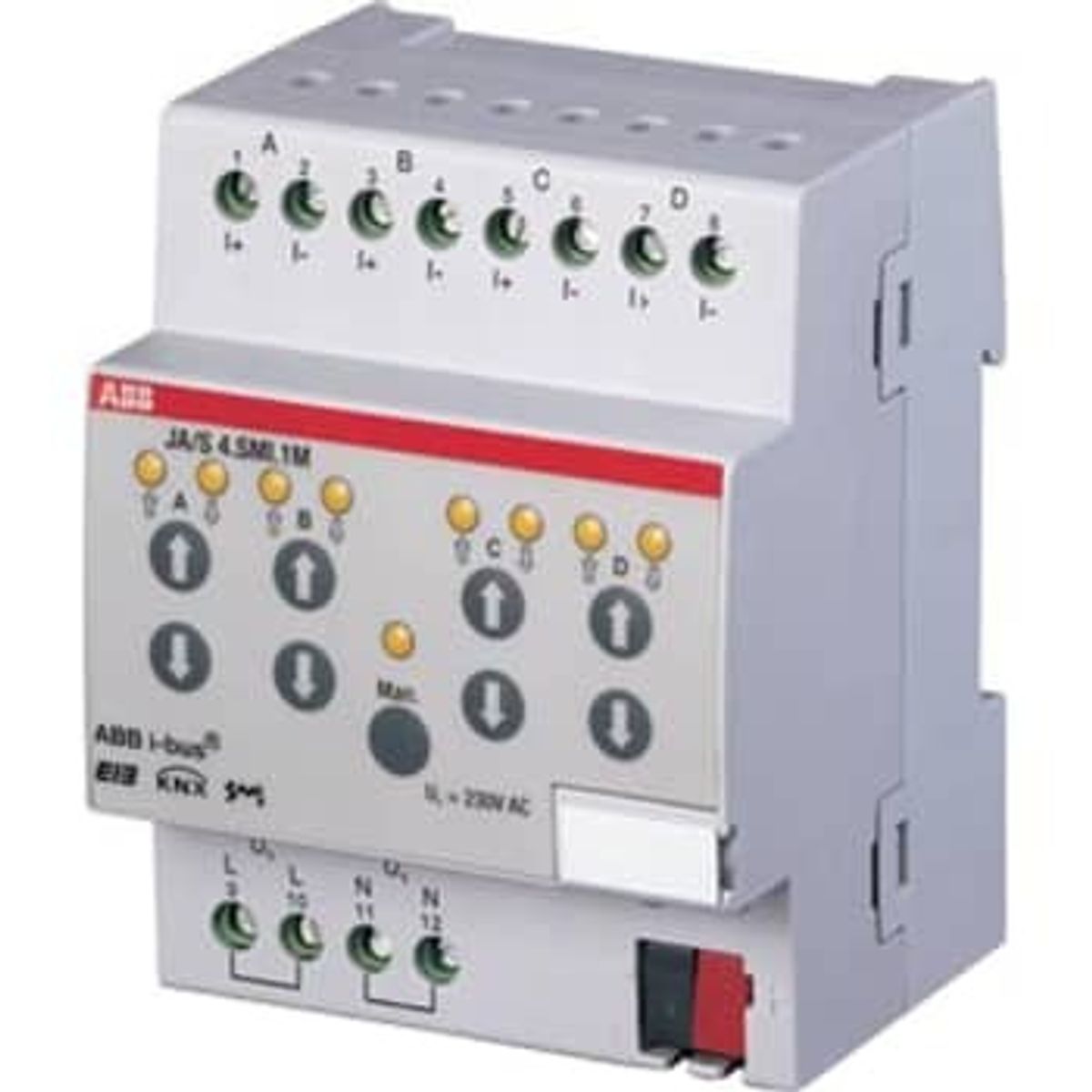 ABB KNX Smi Persienne Modul 4-Kanal mdrc JA/S4.Smi.1M