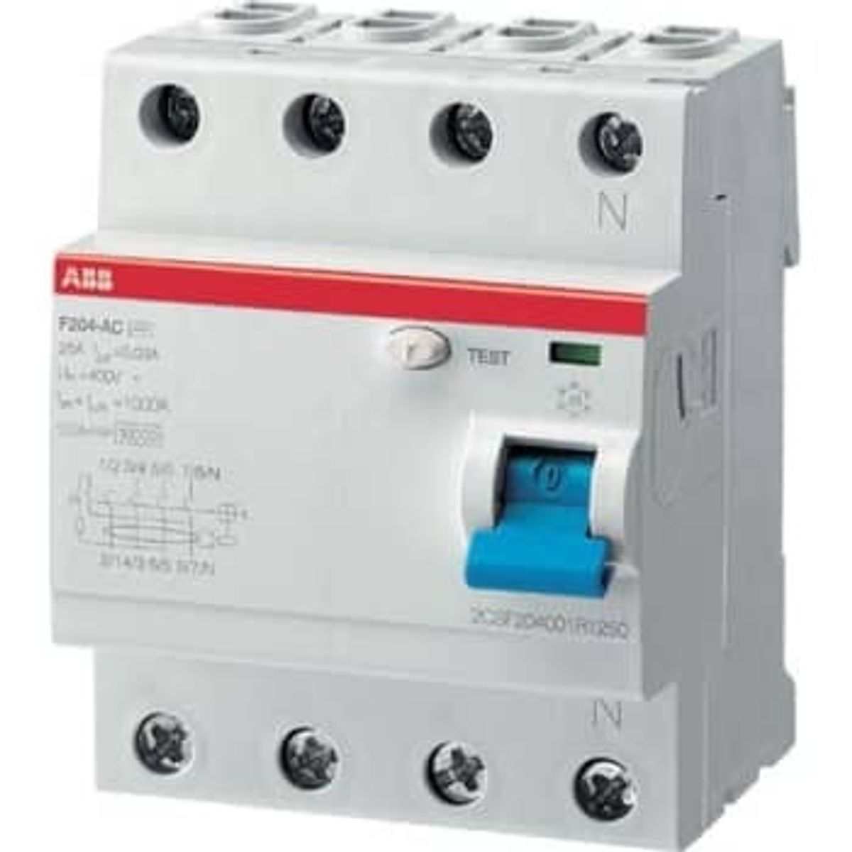 ABB Fejlstrømsafbryder PFI 4P 63A 300mA, F204A-63/0,3