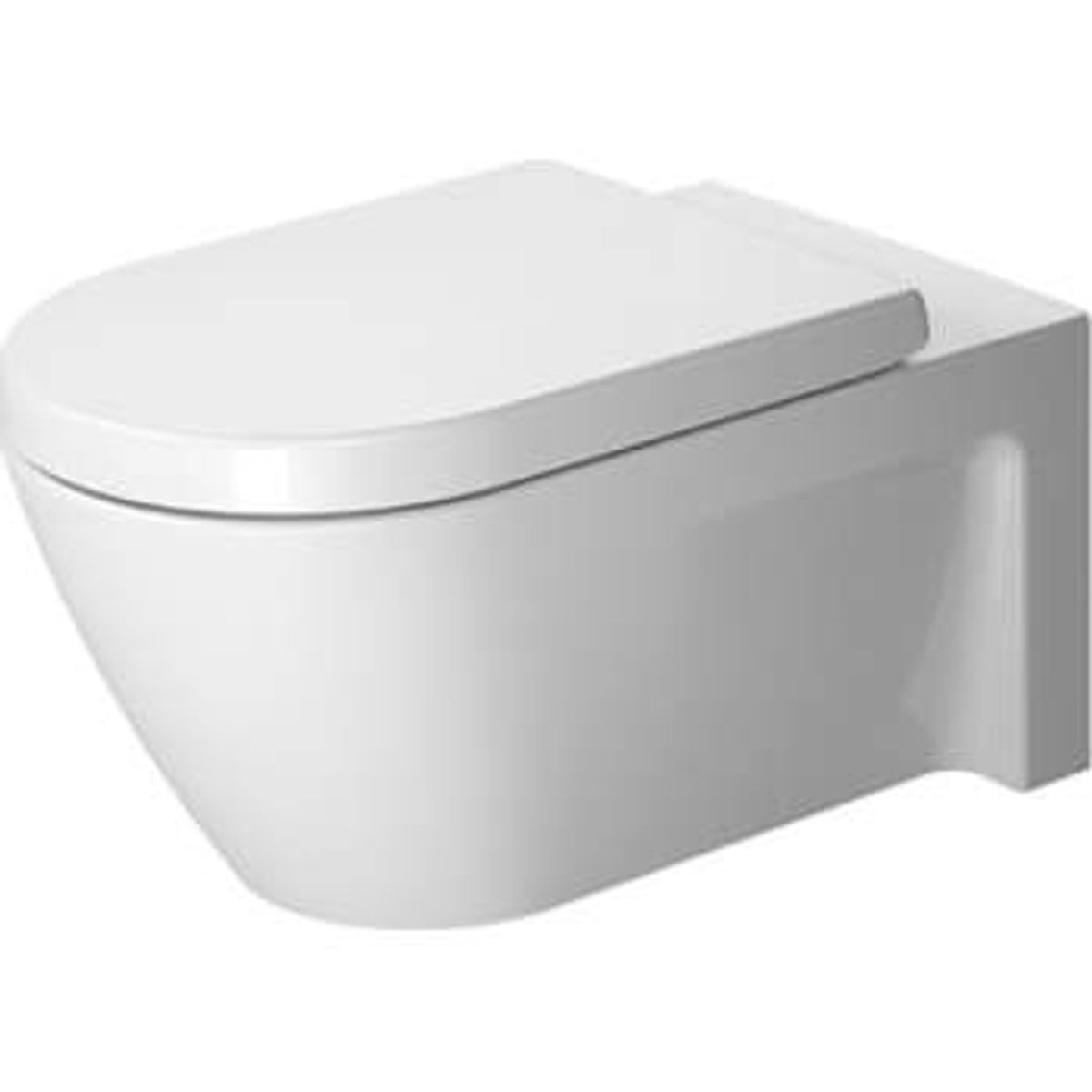 Duravit Toilet wall mounted 62 cm starck 2 hvid washdown wondergliss