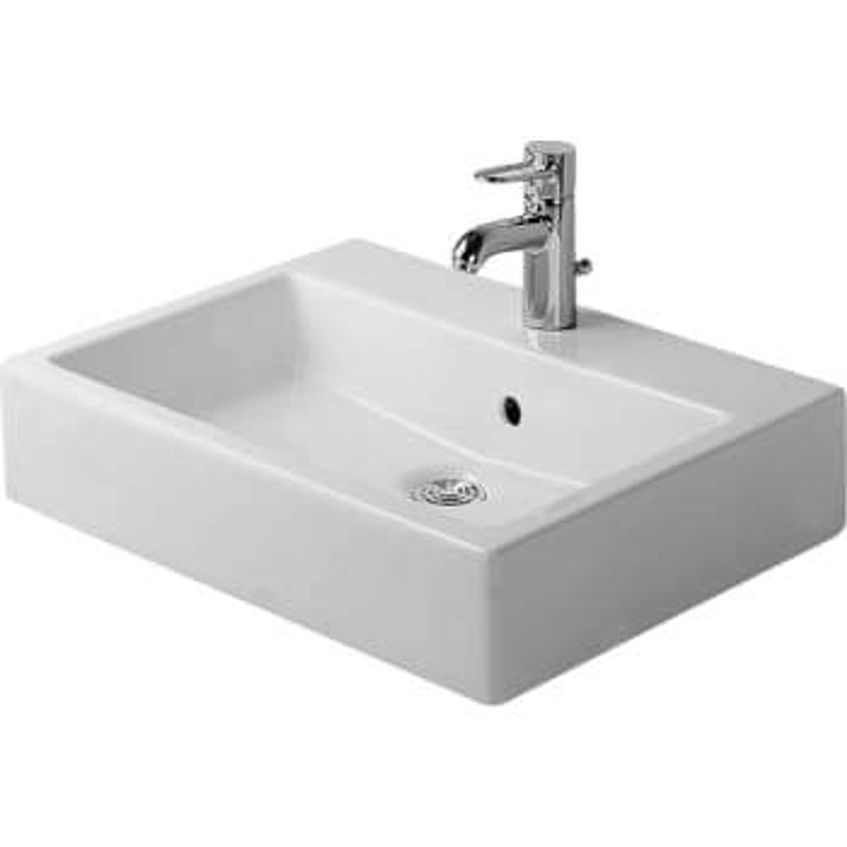 Duravit Vero vask 60 cm slebet kant med hanehul