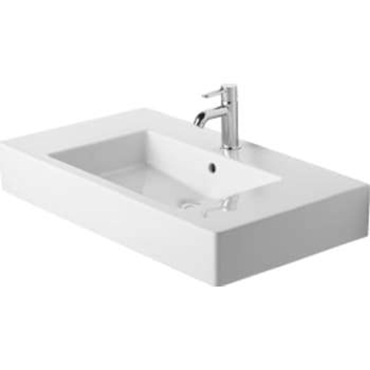 Duravit Vero vask 85 cm med hanehul og overløb