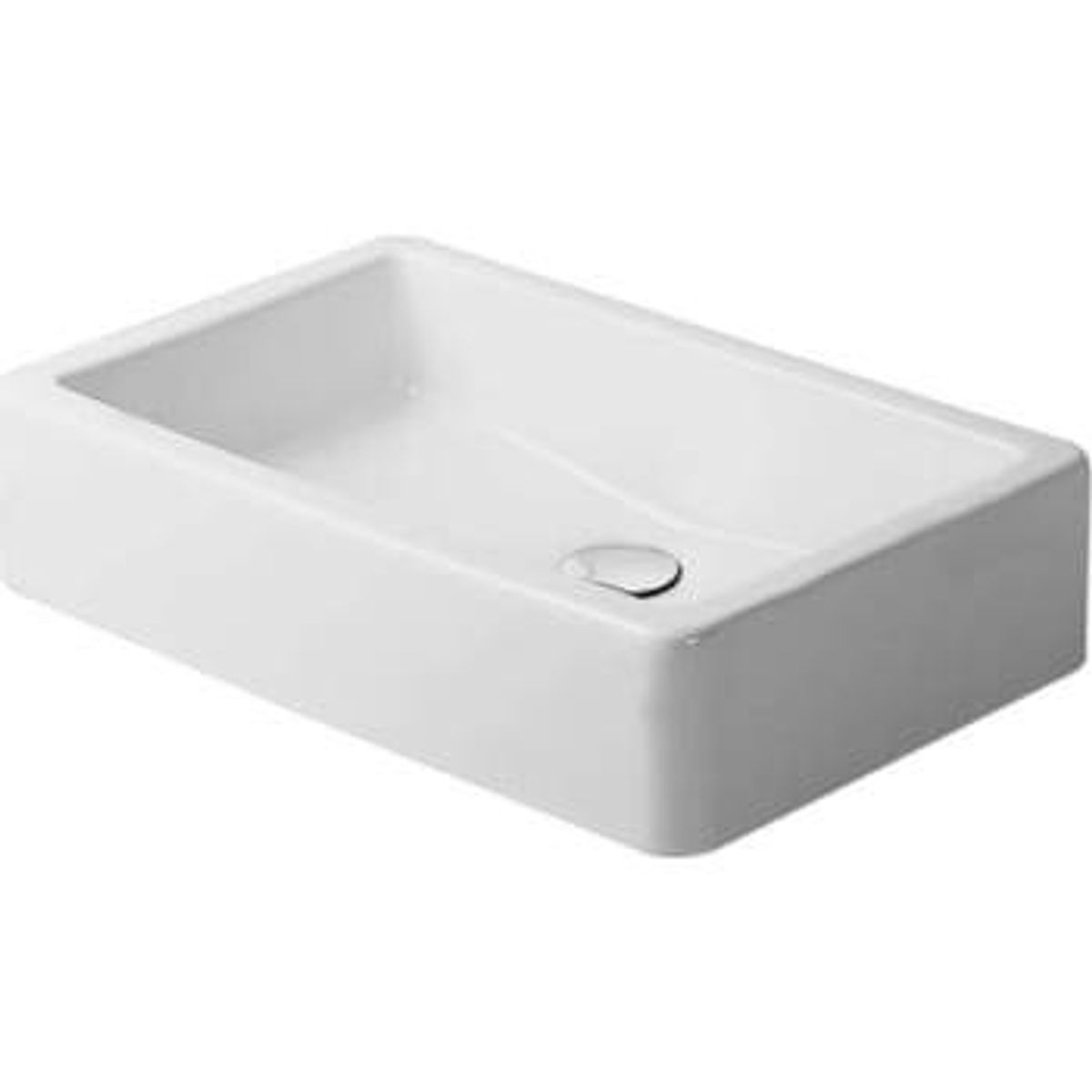 Duravit Vero vask til bord 60 cm, wondergliss slebet kant