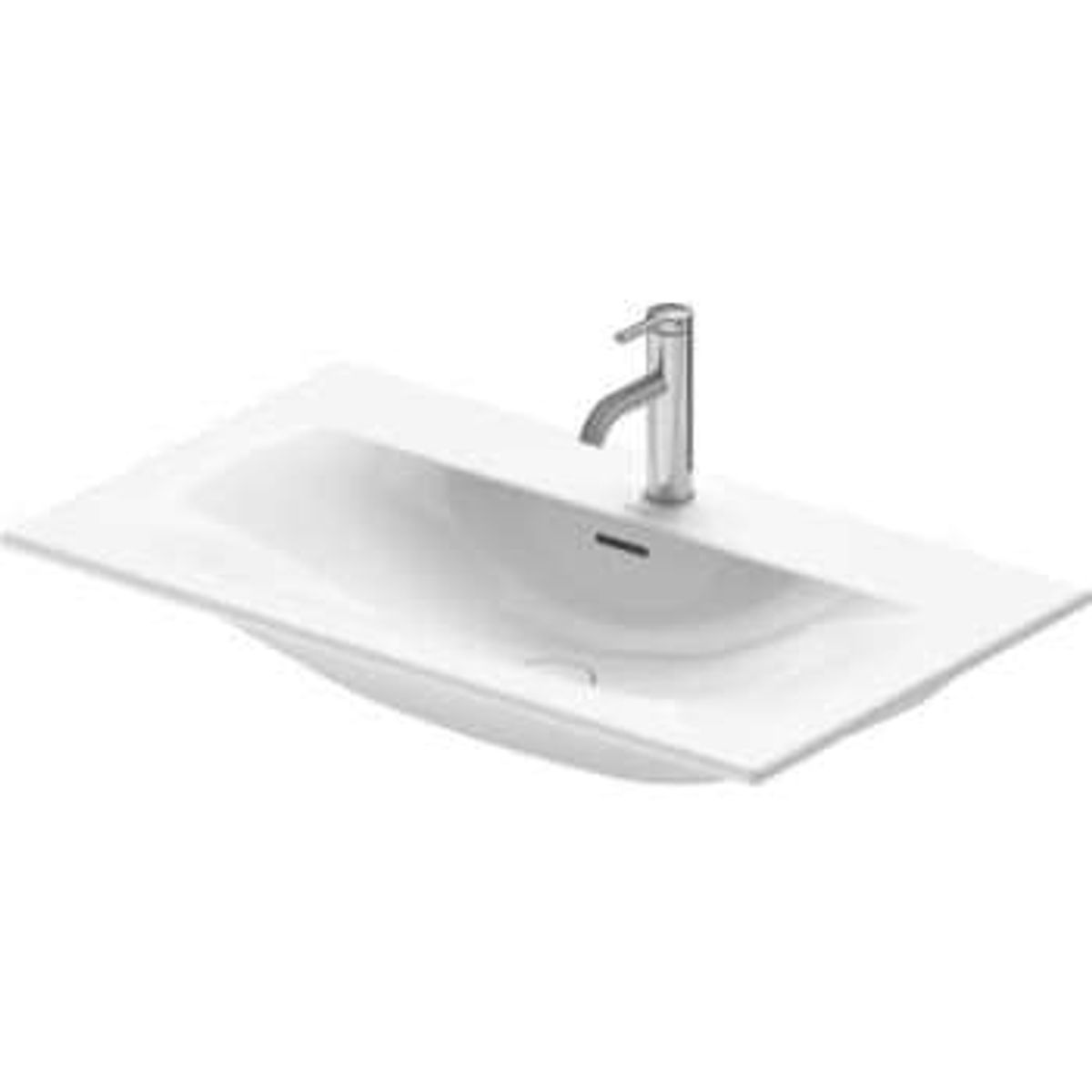 Duravit Viu vask 83x49cm med hanehul og WonderGliss