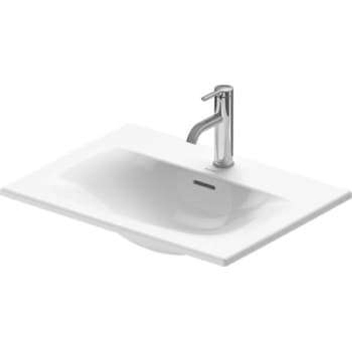 Duravit Viu vask til nedfældning 60x45cm med hanehul