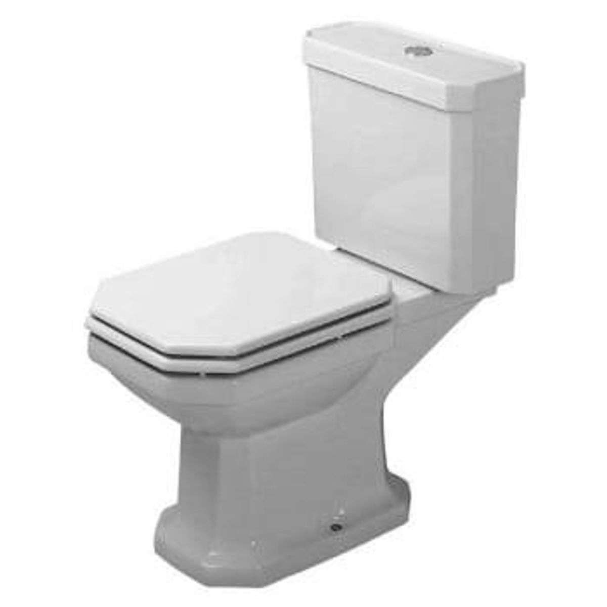 Duravit 1930 serien toilet med p-lås, wondergliss