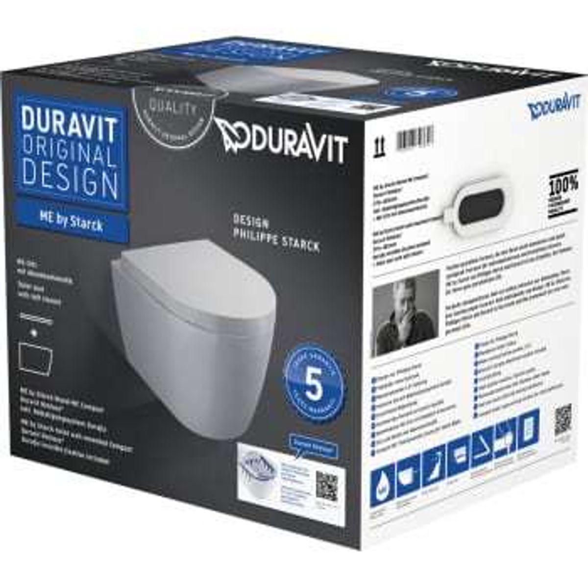 DURAVIT Me by Starck compact toilet