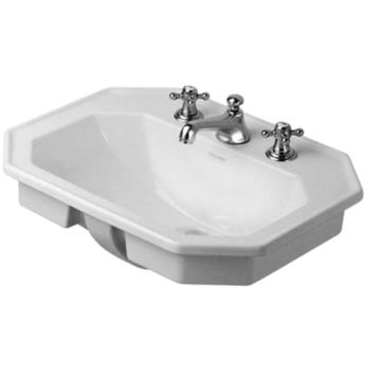 Duravit 1930 serien vask til nedfældning 58 cm med hanehul