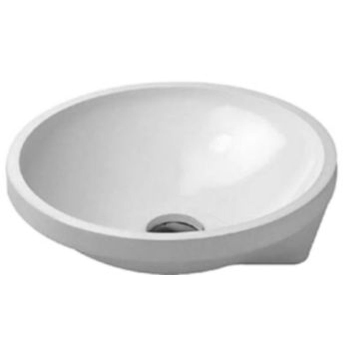 Duravit Architec vask til underlimning 40 cm uden overløb og hanehul med