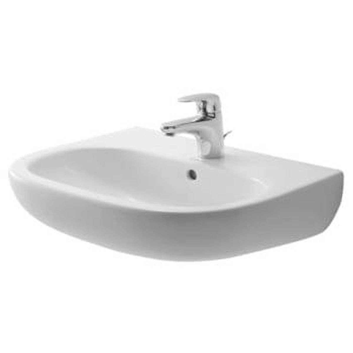 Duravit d-code håndvask 55x43