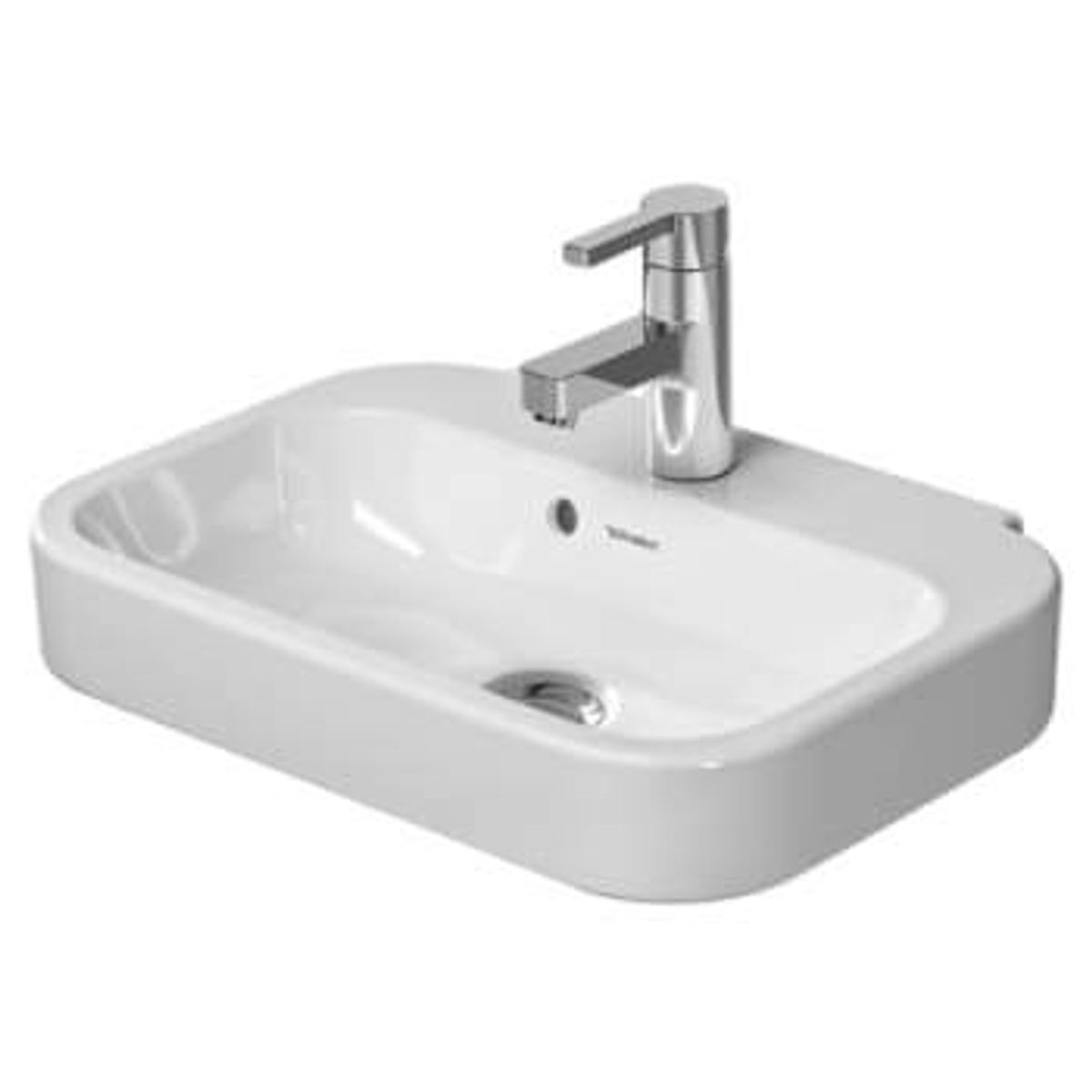 Duravit Happy D.2 vask 50 x 36 cm med hanehul