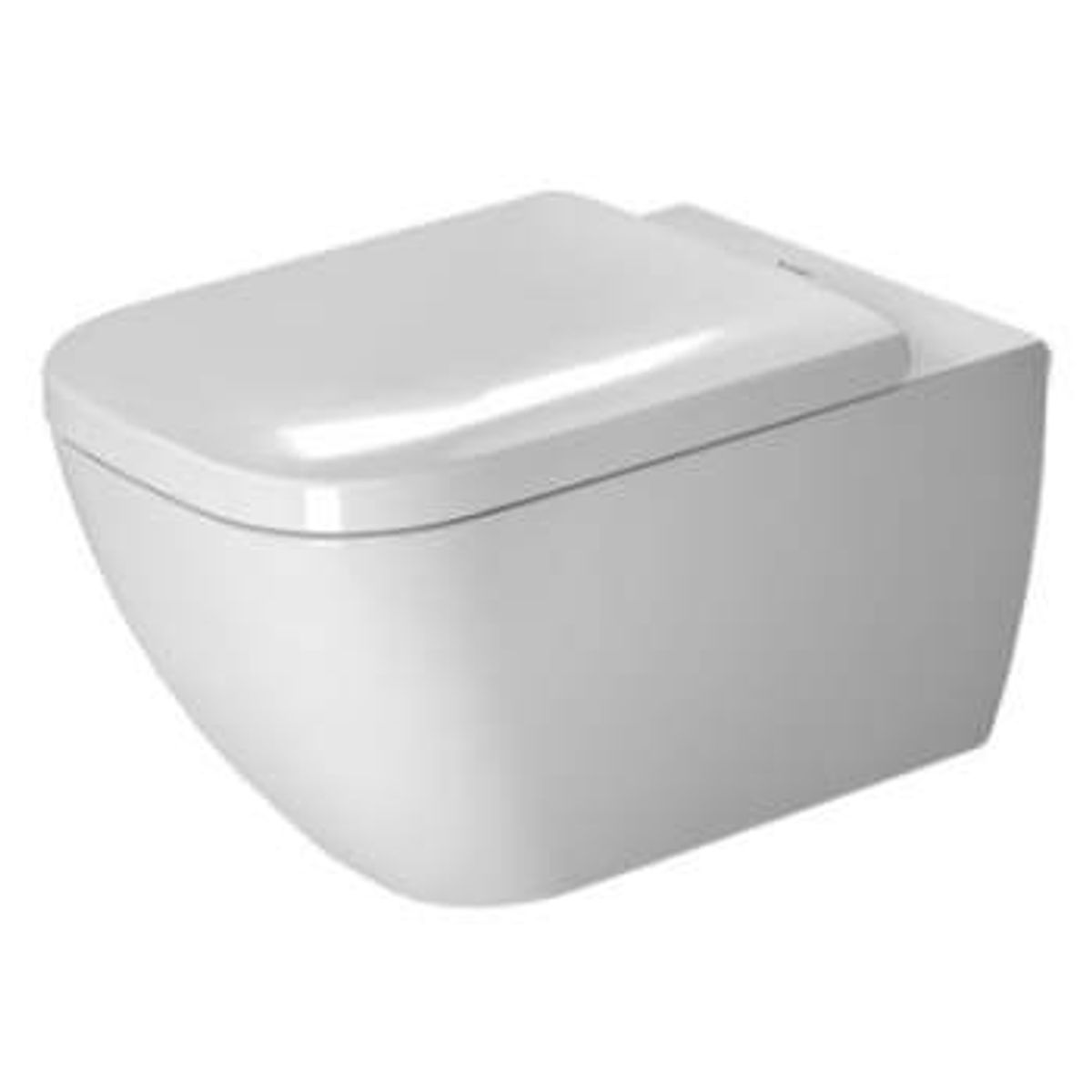 Duravit Happy D.2 vægtoilet rimless skjult montering WonderGliss