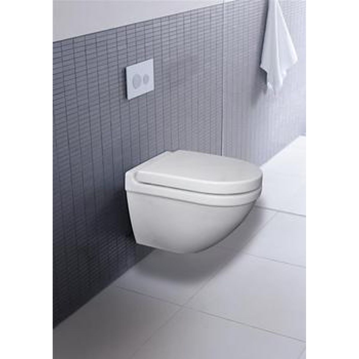 Duravit Starck 3 vægtoilet compact skjult montering, wondergliss