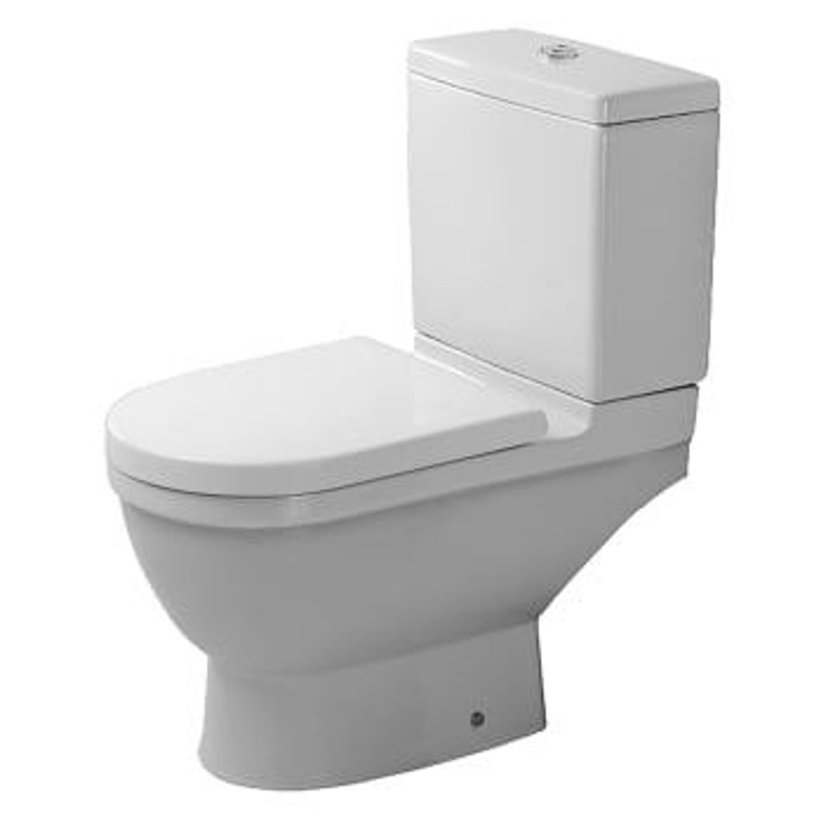 Duravit Starck 3 toilet med p-lås, wondergliss