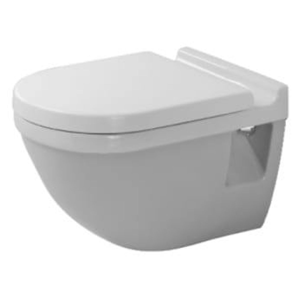 Duravit Starck 3 vægtoilet 54cm bolteafstand 230 mm med wondergliss