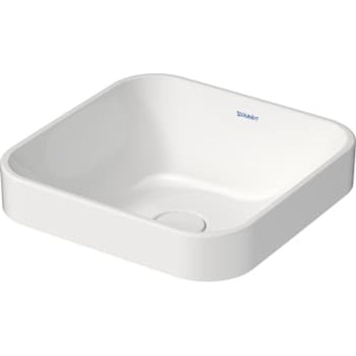 Duravit Happy D.2. Plus bowle uden hanehul 400x400mm, hvid, WonderGliss