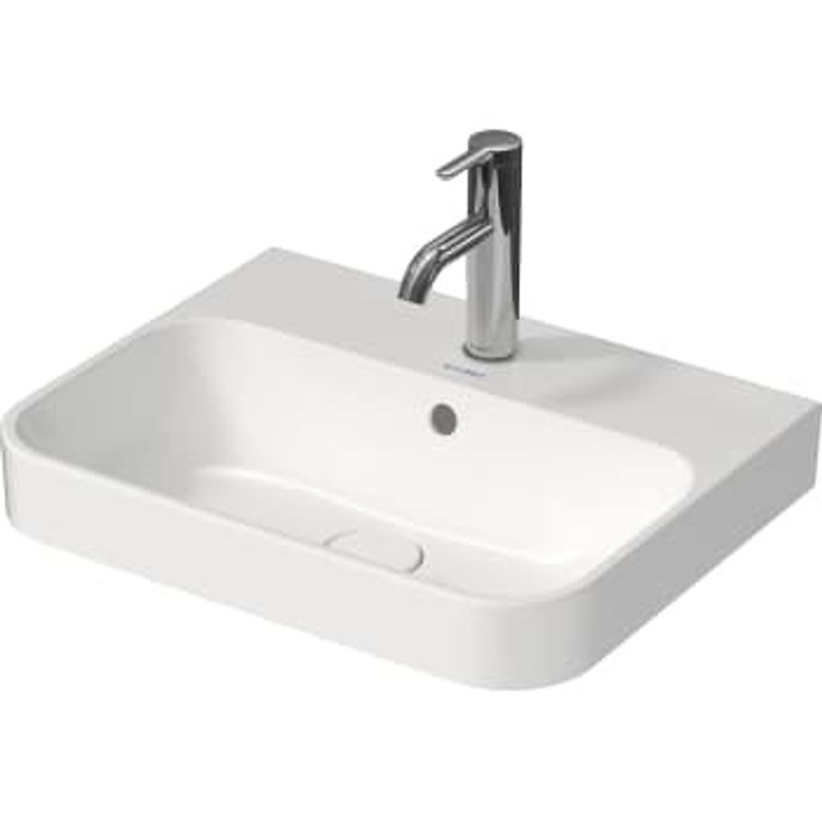 Duravit Happy D.2. Plus bowle med hanehul 500x400mm, hvid