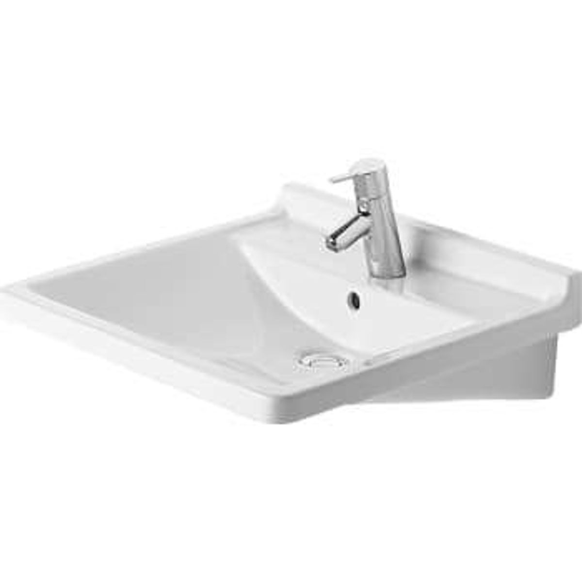 Duravit Starck 3 vask vital 60 cm med hanehul