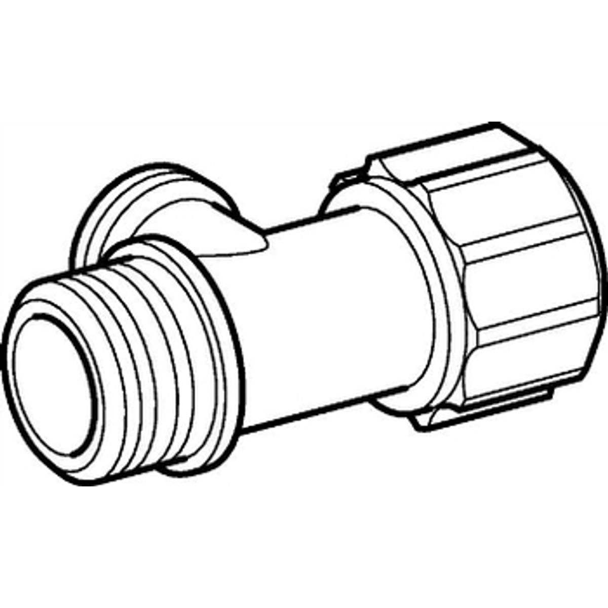 Geberit Stopventil 1/2` t/Indbygningscisterne