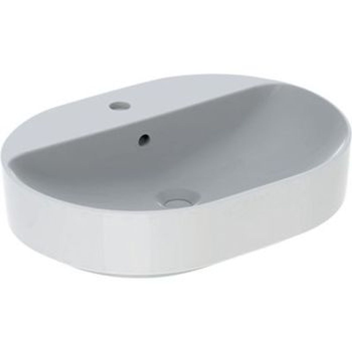 Geberit variform vask bordst. ellipse 60x45cm