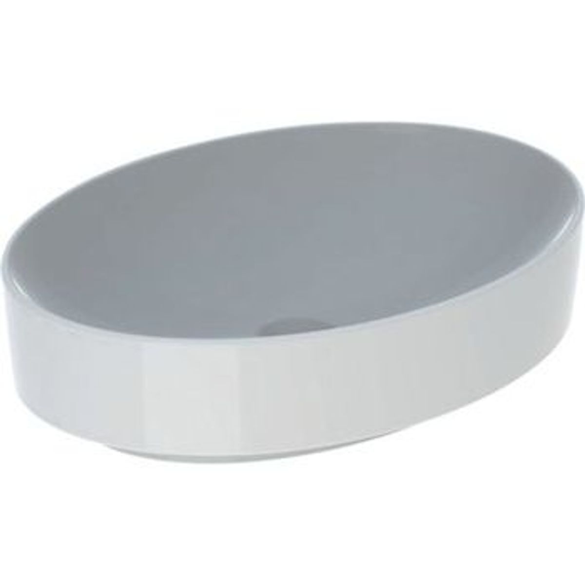 Geberit variform vask t/bordmon. oval 55x40cm kt