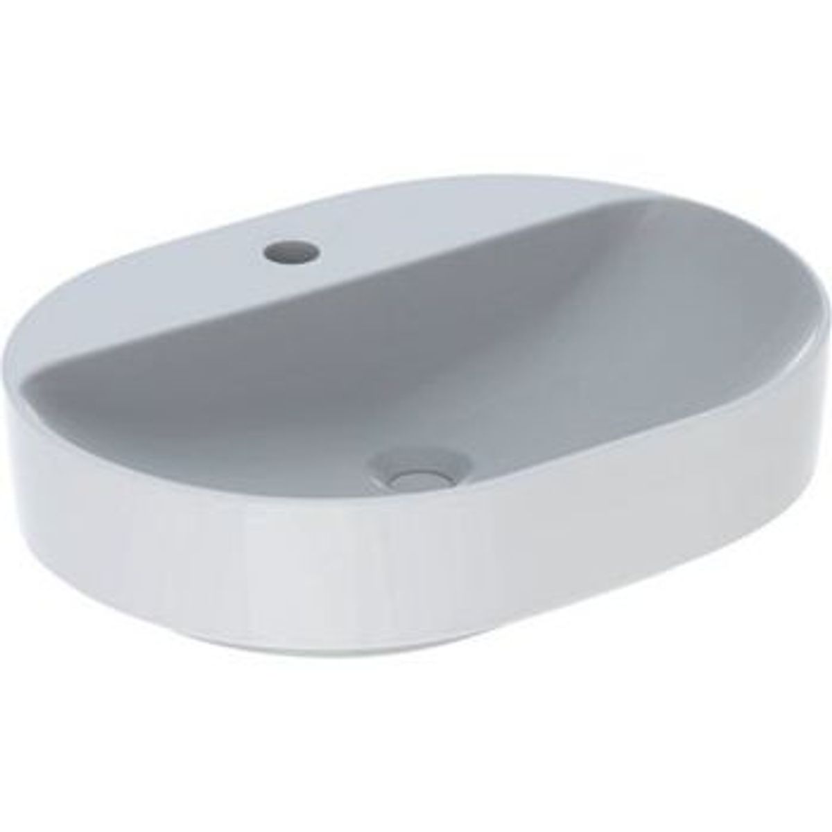 Geberit variform vask bordst. ellipse 60x45cm