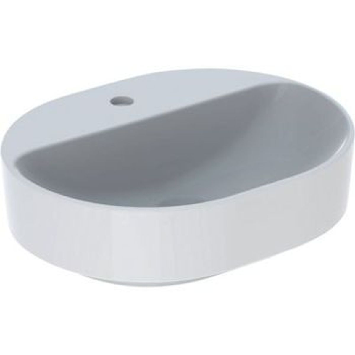 Geberit variform vask bordst. ellipse 50x40cm kt