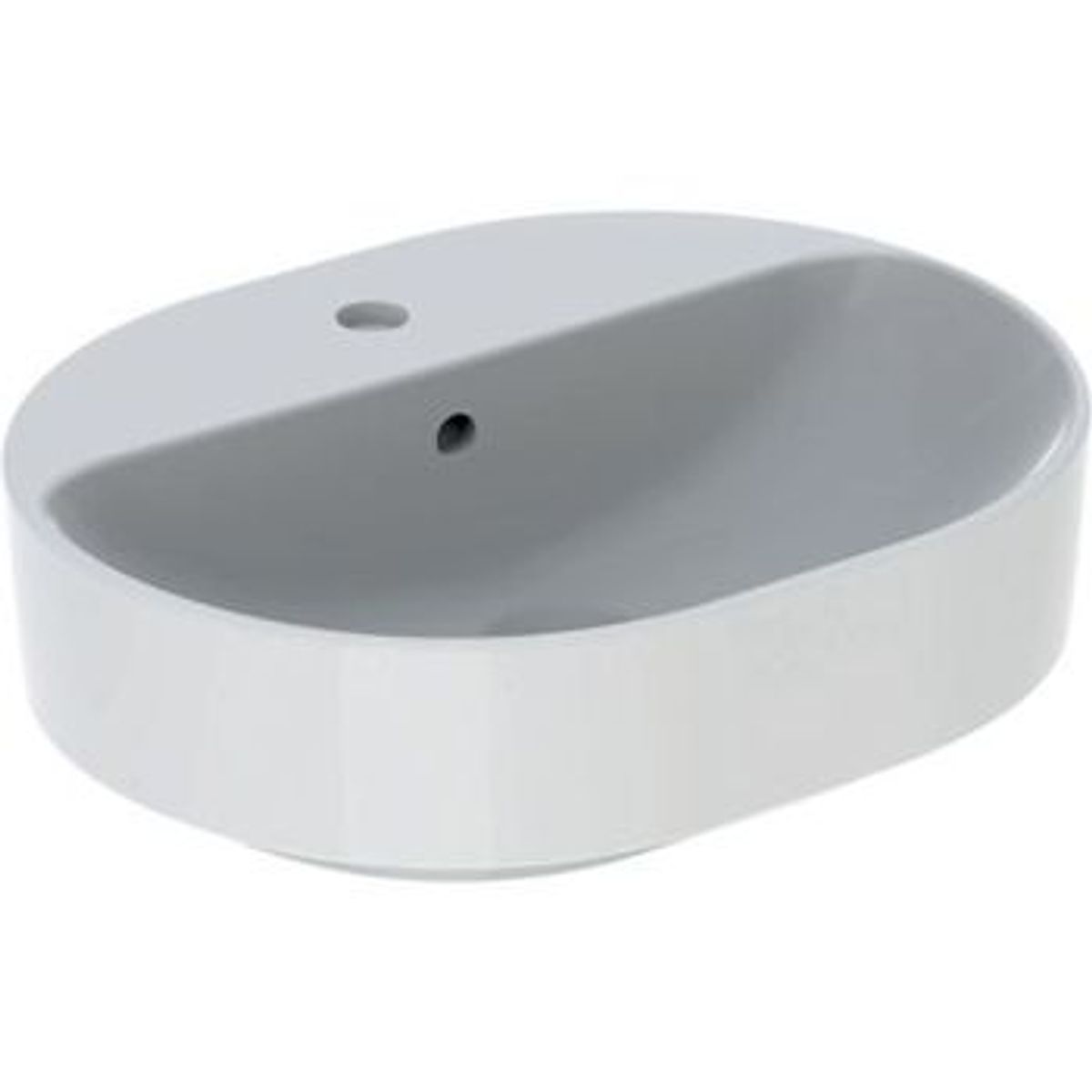 Geberit variform vask bordst. ellipse 50x40cm