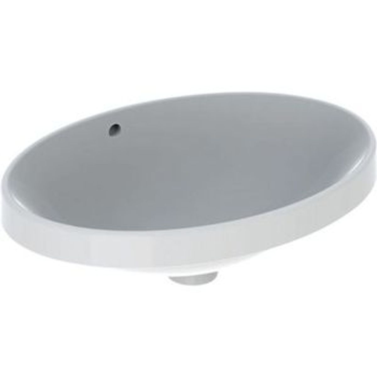 Geberit variform vask t/indb. oval 55x40 hvid