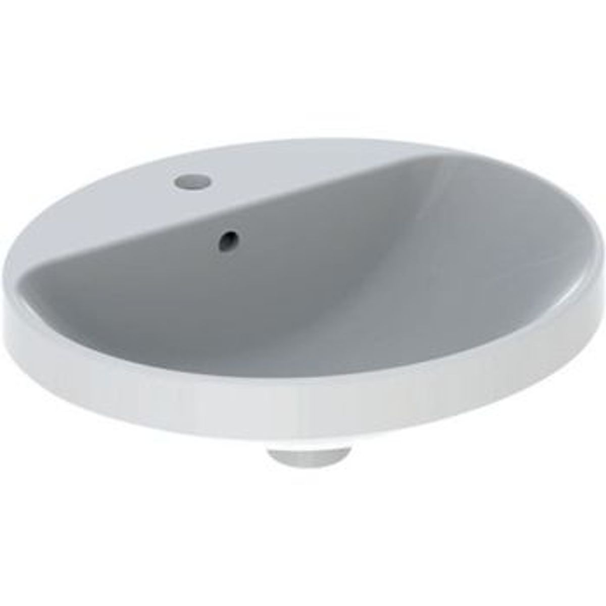 Geberit variform vask t/indb. oval 50x45 hvid kt