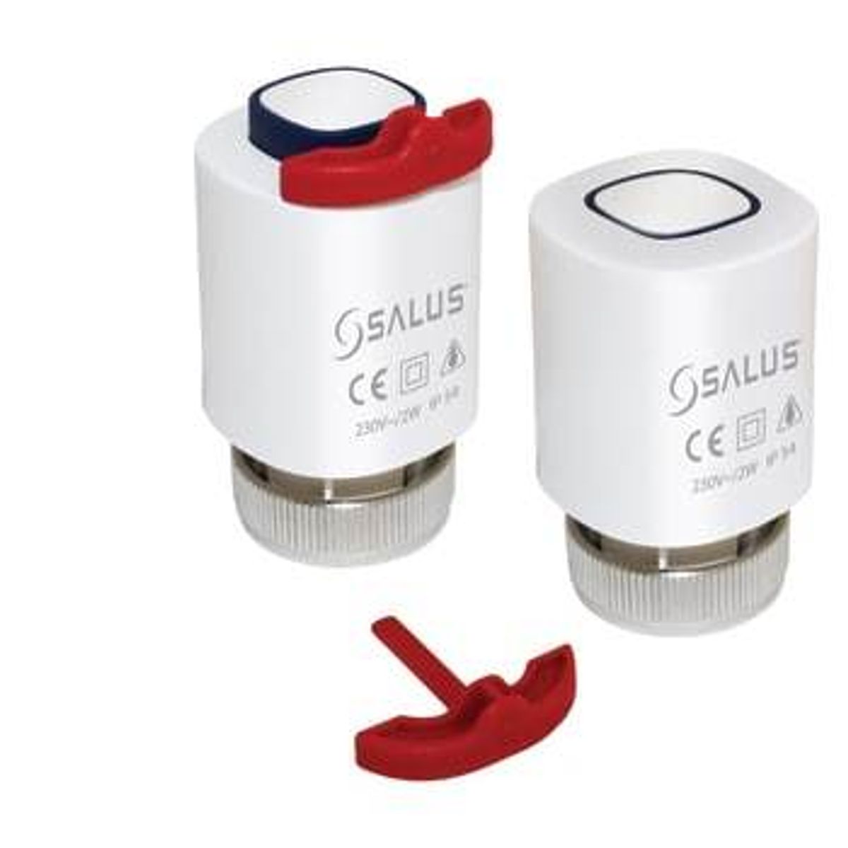 Salus 230V NC actuator til gulvvarme med 30mm(M30) omløber