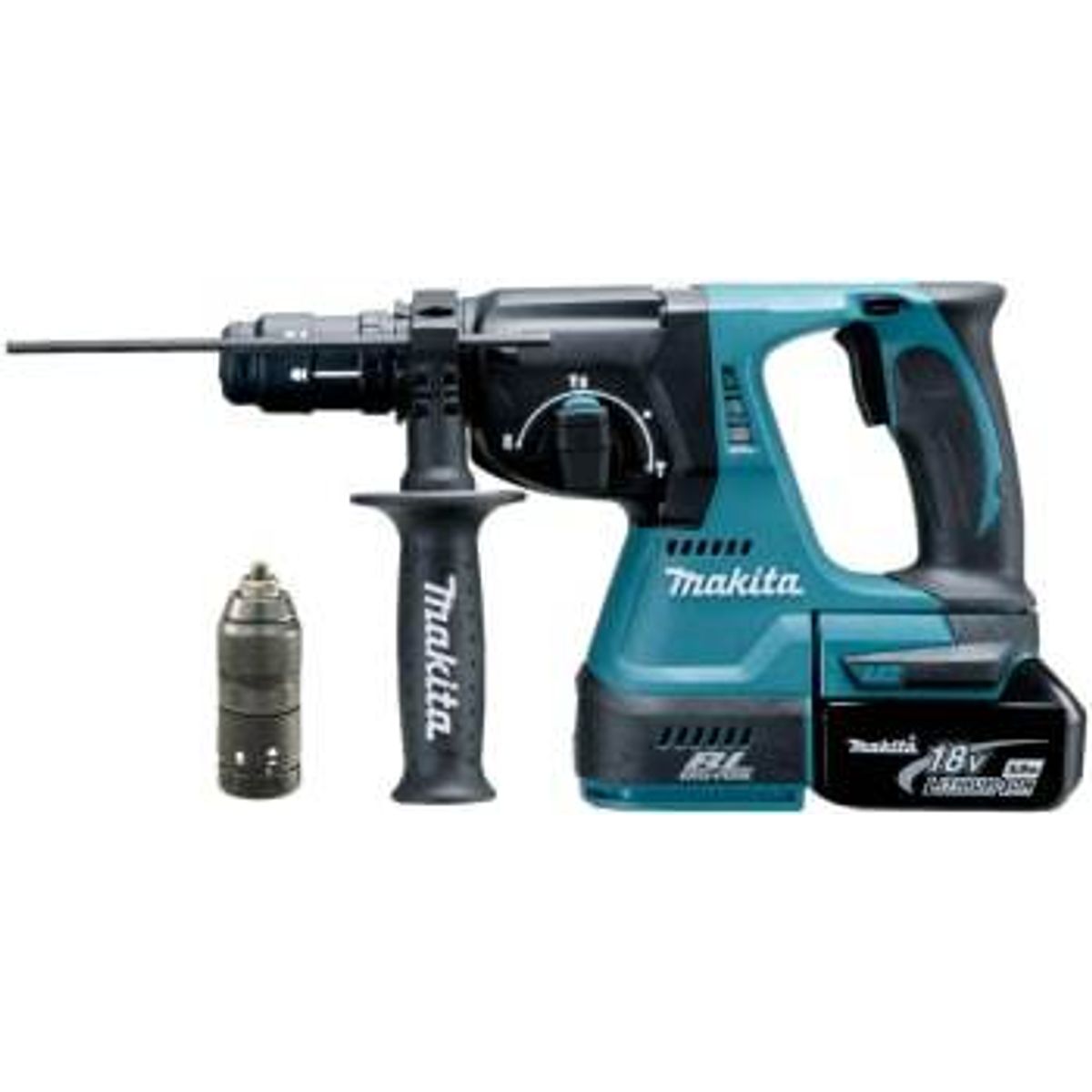 Makita Borehammer dhr243rtj 2x18v 5ah