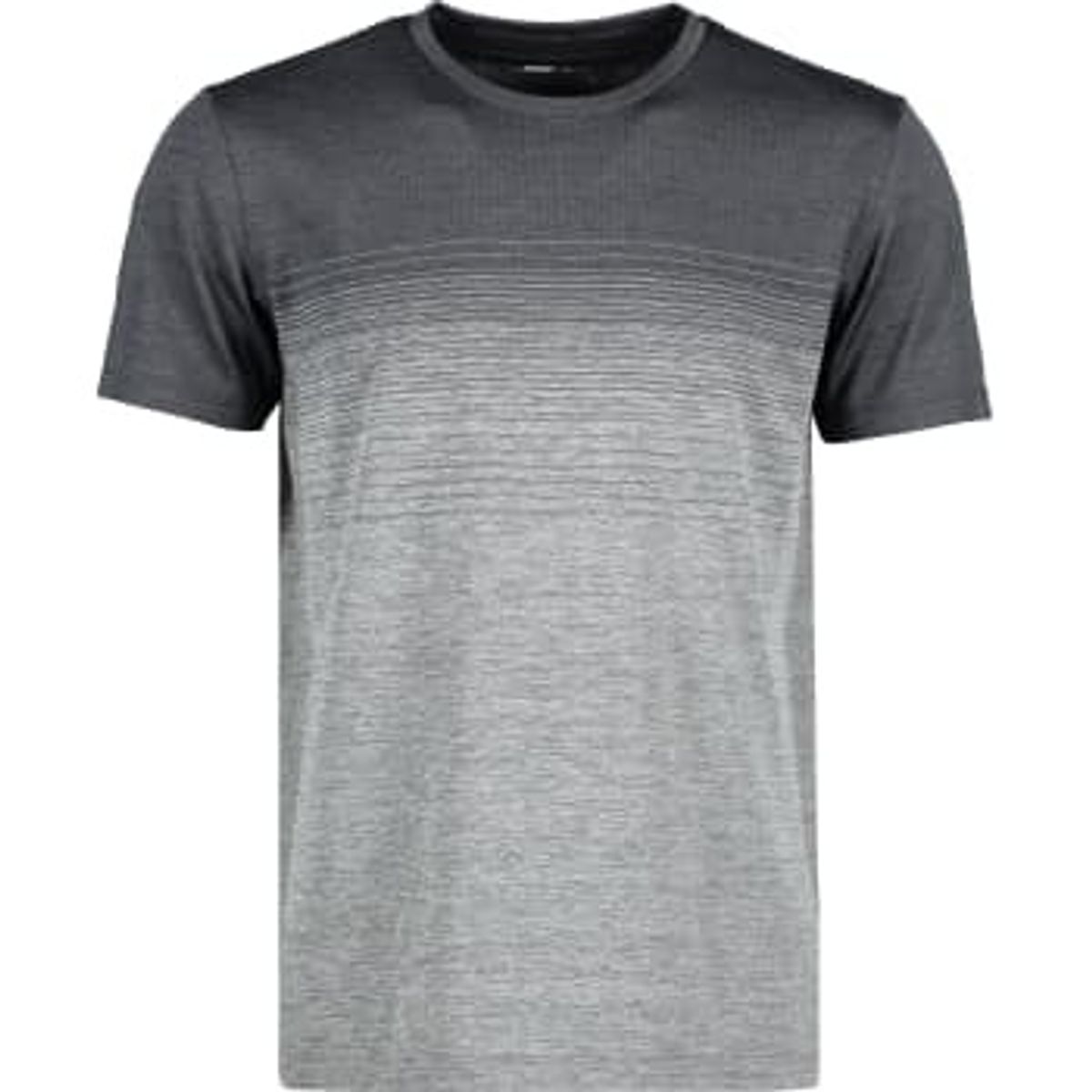 Geyser sømløs stribet T-shirt, G21024, grafit melange, str. 3XL