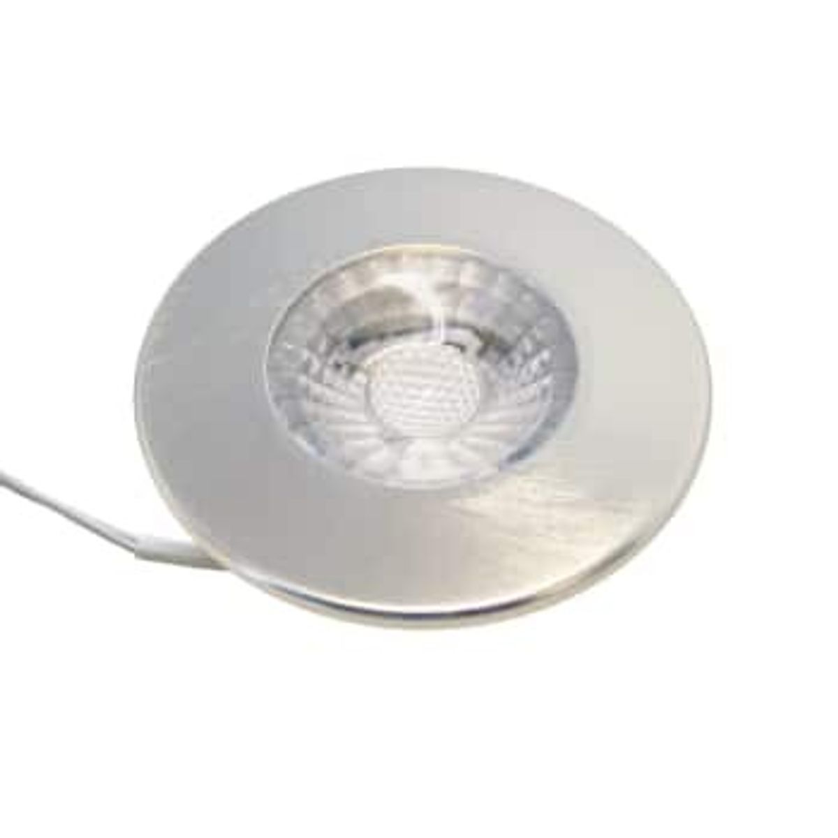 Nordtronic Downlight Gabriella 350mA LED 4W 927, 294 lumen, 35°, børst. alu